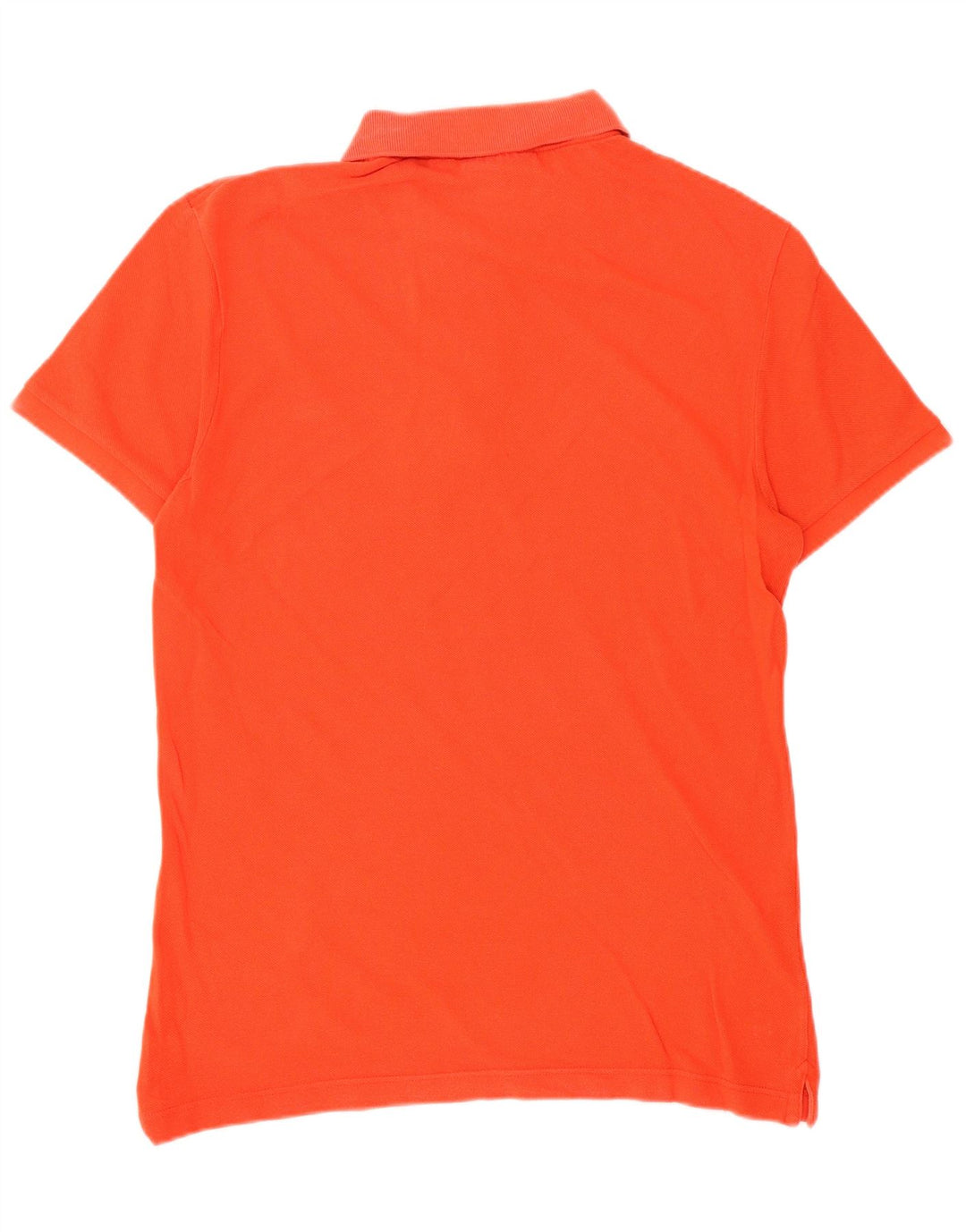 LACOSTE Mens Slim Fit Polo Shirt Size 4 Medium Orange Cotton