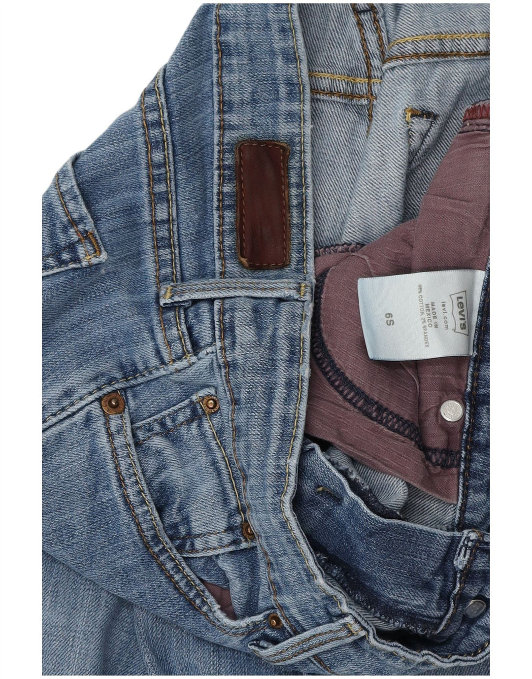 LEVI'S Womens Bootcut Jeans US 6 Medium W32 L29 Blue Cotton