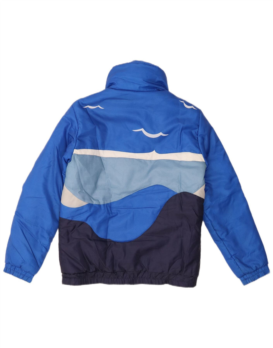 Maier Womens Padded Jacket EU 36 Small Blue Colourblock Polyamide