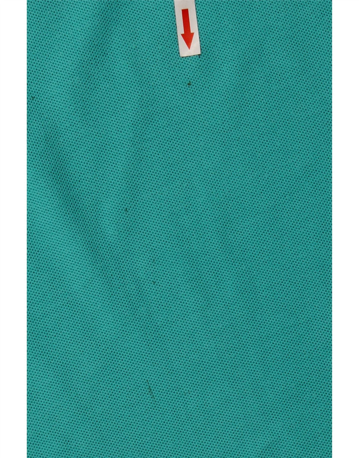 Fila Mens Polo Shirt IT 46 Small Turquoise