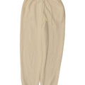 Zara Womens Tracksuit Trousers Joggers UK 8 Small Off White Polyester