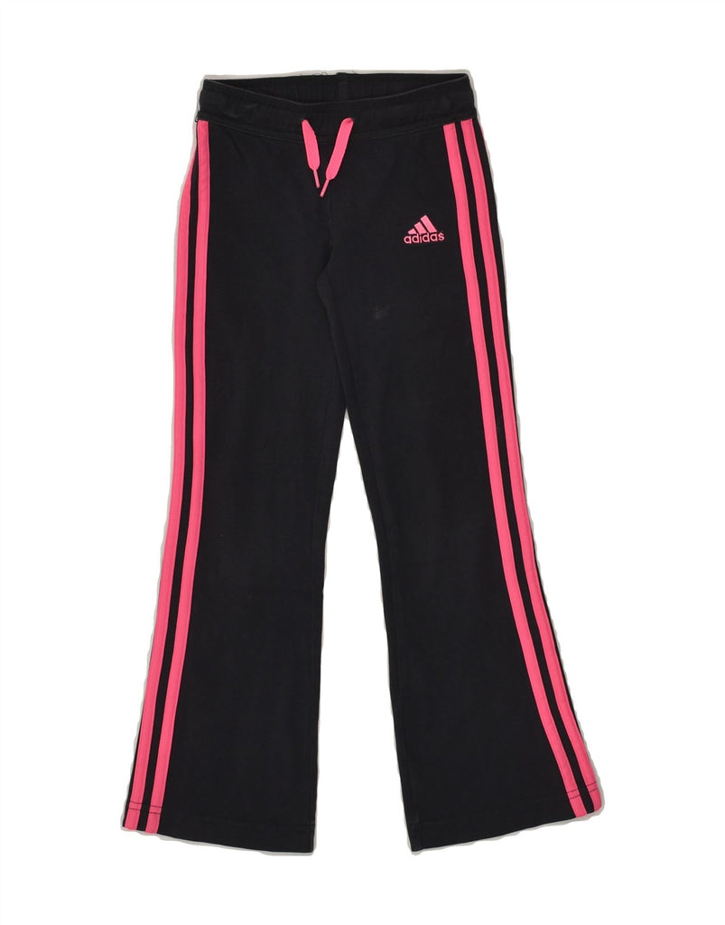 ADIDAS Girls Tracksuit Trousers 4-5 Years Grey Cotton | Vintage Adidas | Thrift | Second-Hand Adidas | Used Clothing | Messina Hembry 