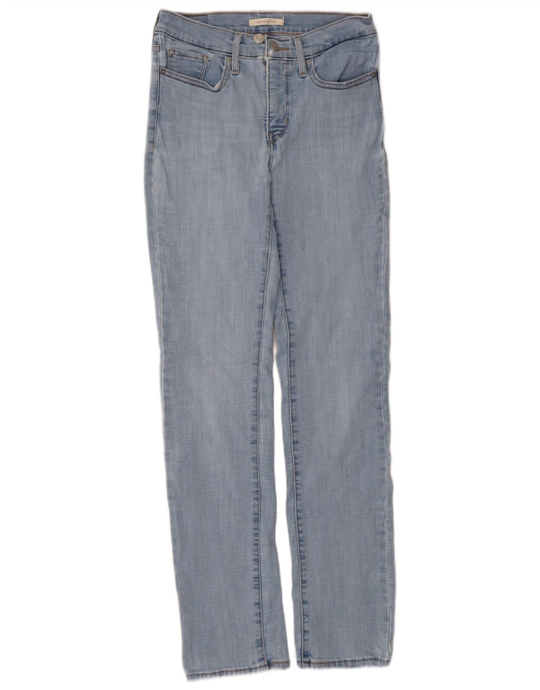 Levi's Womens 312 Shaping Slim Jeans W27 L30 Blue Cotton