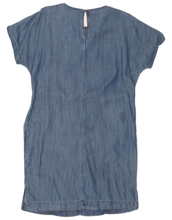 Next Womens Oversized Denim Dress UK 12 Medium Blue Lyocell