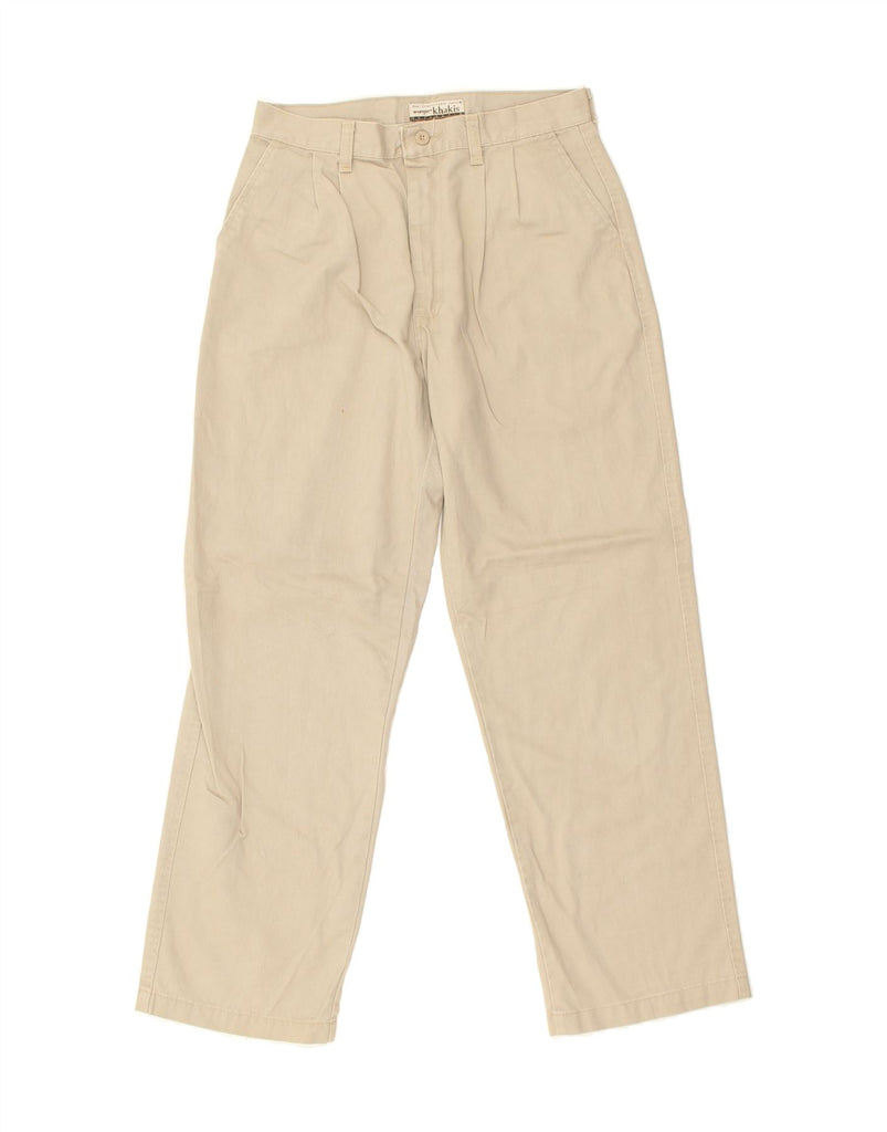 WRANGLER Boys Pegged Casual Trousers 15-16 Years W28 L28 Beige Cotton | Vintage Wrangler | Thrift | Second-Hand Wrangler | Used Clothing | Messina Hembry 