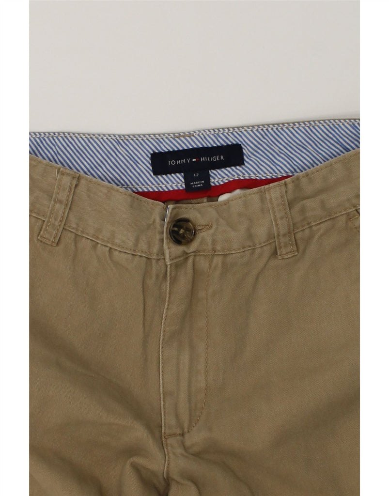 TOMMY HILFIGER Boys Straight Chino Trousers 11-12 Years W26 L26 Beige | Vintage Tommy Hilfiger | Thrift | Second-Hand Tommy Hilfiger | Used Clothing | Messina Hembry 