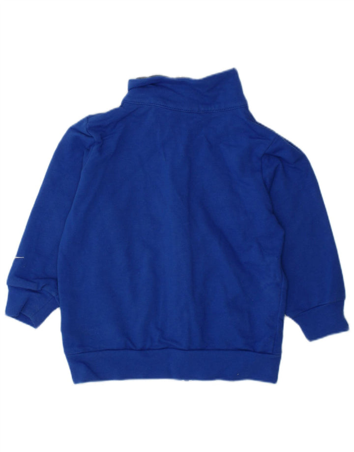 NIKE Baby Boys Graphic Tracksuit Top Jacket 9-12 Months Blue Polyester