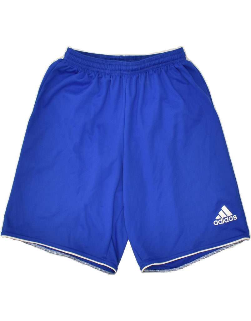 ADIDAS Mens Climalite Sport Shorts Small Blue Polyester Vintage Adidas and Second-Hand Adidas from Messina Hembry 