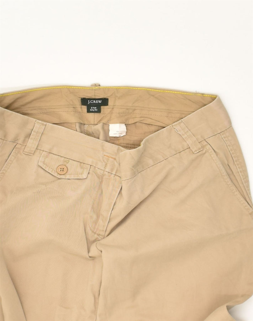 J. CREW Womens City Fit Straight Chino Trousers W28 L31 Beige Cotton | Vintage J. Crew | Thrift | Second-Hand J. Crew | Used Clothing | Messina Hembry 