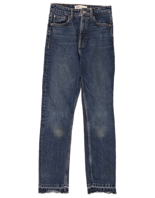 Zara Womens Slim Jeans EU 34 XS W24 L28 Navy Blue