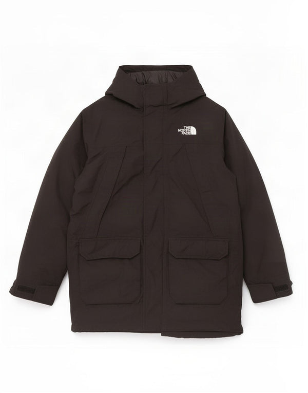 The North Face Boys Hooded Padded Coat 10-11 Years Medium Black Nylon