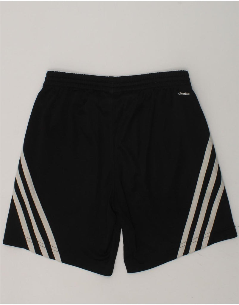 ADIDAS Boys Climalite Sport Shorts 9-10 Years Black Polyester | Vintage Adidas | Thrift | Second-Hand Adidas | Used Clothing | Messina Hembry 