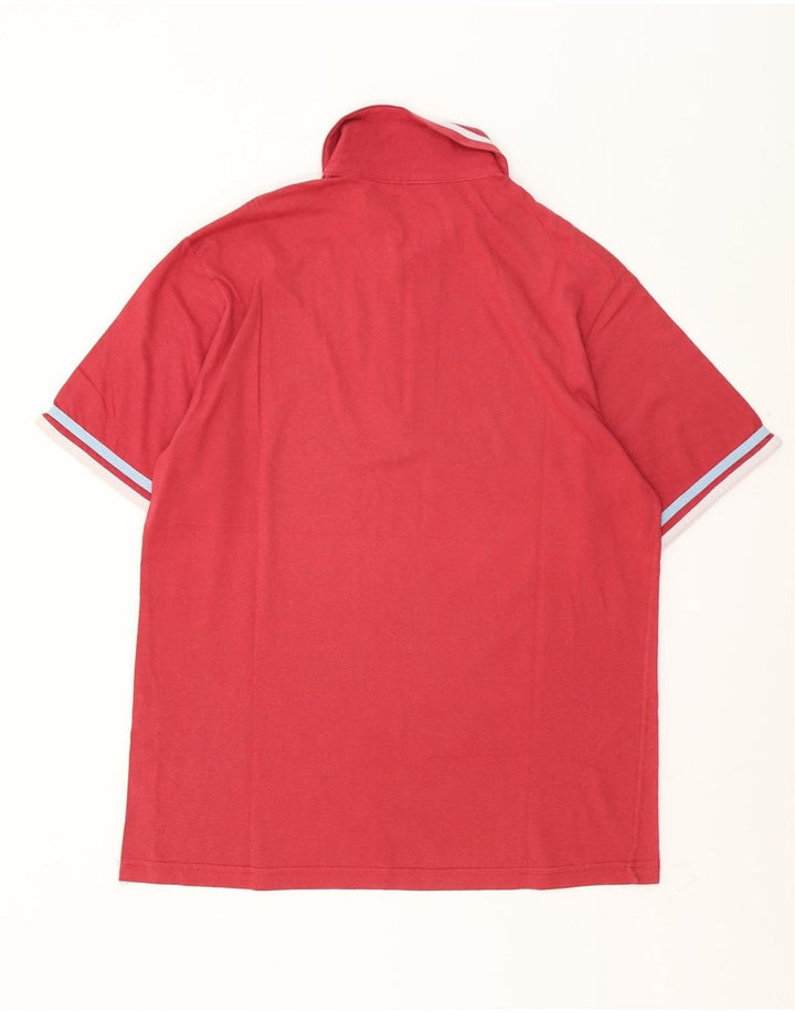Replay Mens Polo Shirt Large Red Cotton