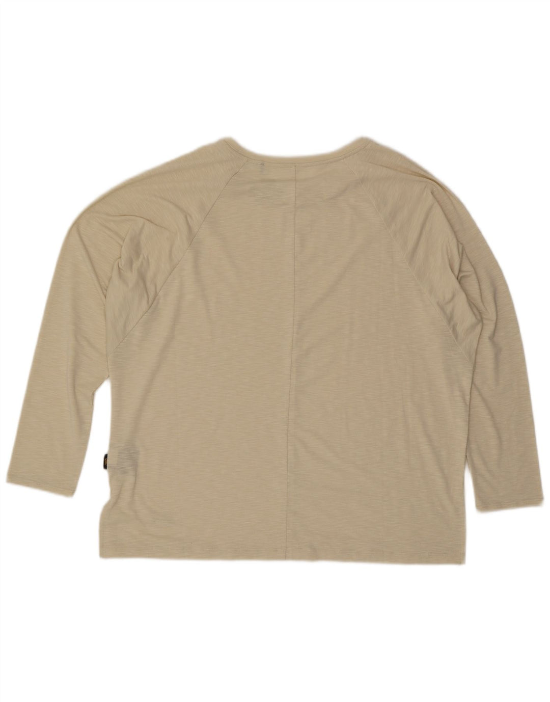 Jack Wolfskin Womens Top Long Sleeve UK 18 XL Beige Flecked Polyester