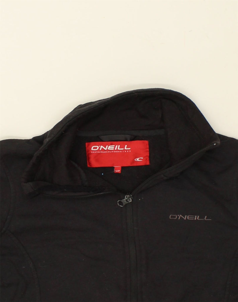 O'NEILL Womens Tracksuit Top Jacket UK 10 Small Black Polyester | Vintage O'Neill | Thrift | Second-Hand O'Neill | Used Clothing | Messina Hembry 