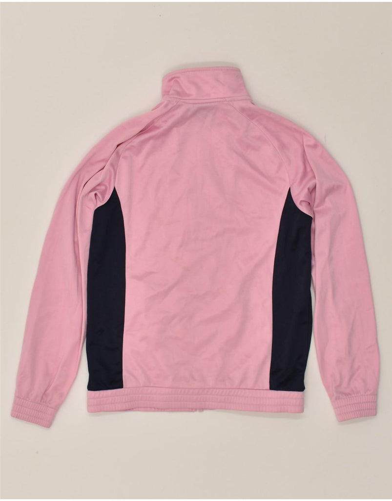 LOTTO Girls Tracksuit Top Jacket 11-12 Years Medium Pink Colourblock | Vintage Lotto | Thrift | Second-Hand Lotto | Used Clothing | Messina Hembry 