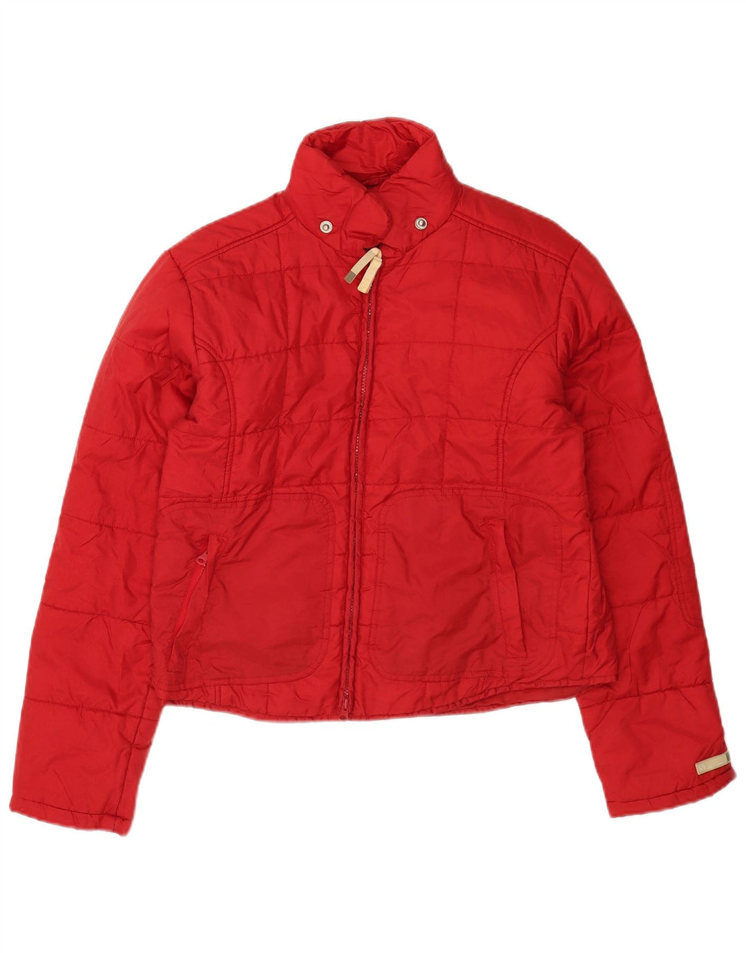 Zara Womens Trafaluc Padded Jacket UK 16 Large Red