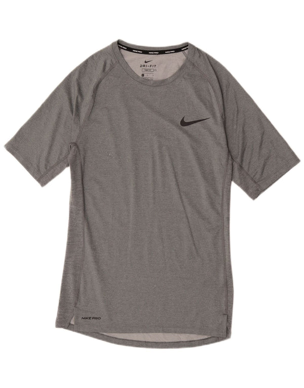 Nike Mens Dri Fit T-Shirt Top Large Grey