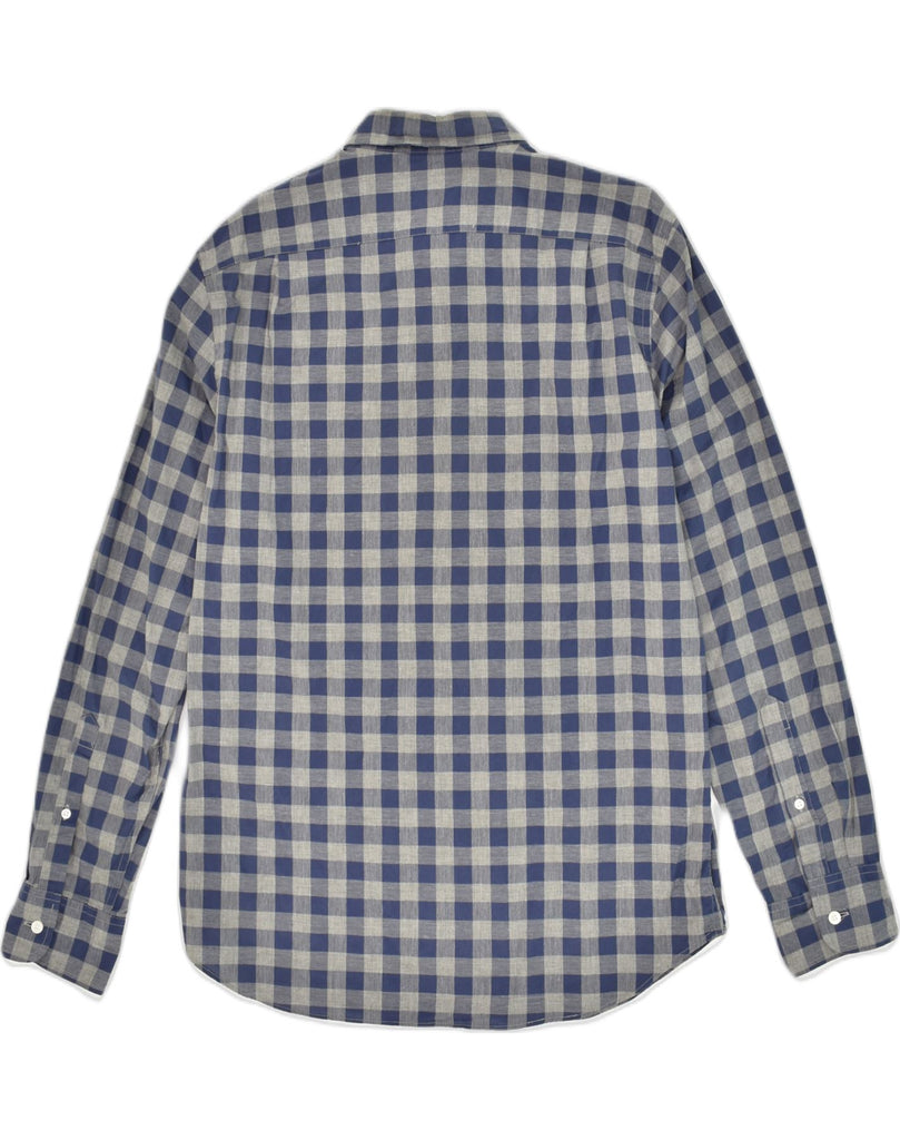 J. CREW Mens Shirt Medium Grey Check Cotton | Vintage J. Crew | Thrift | Second-Hand J. Crew | Used Clothing | Messina Hembry 