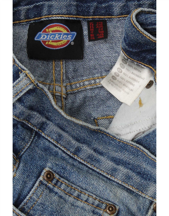 Dickies Mens Straight Jeans W34 L27 Blue Cotton