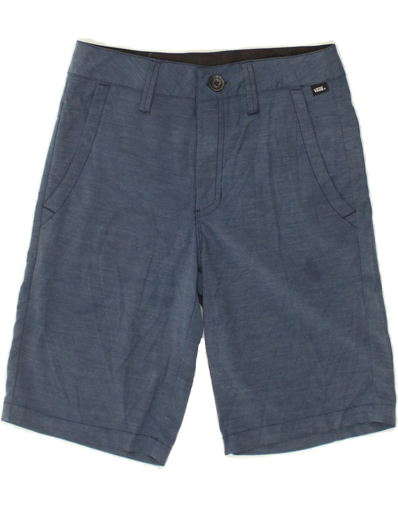 VANS Boys Chino Shorts 9-10 Years W25 Navy Blue | Vintage Vans | Thrift | Second-Hand Vans | Used Clothing | Messina Hembry 