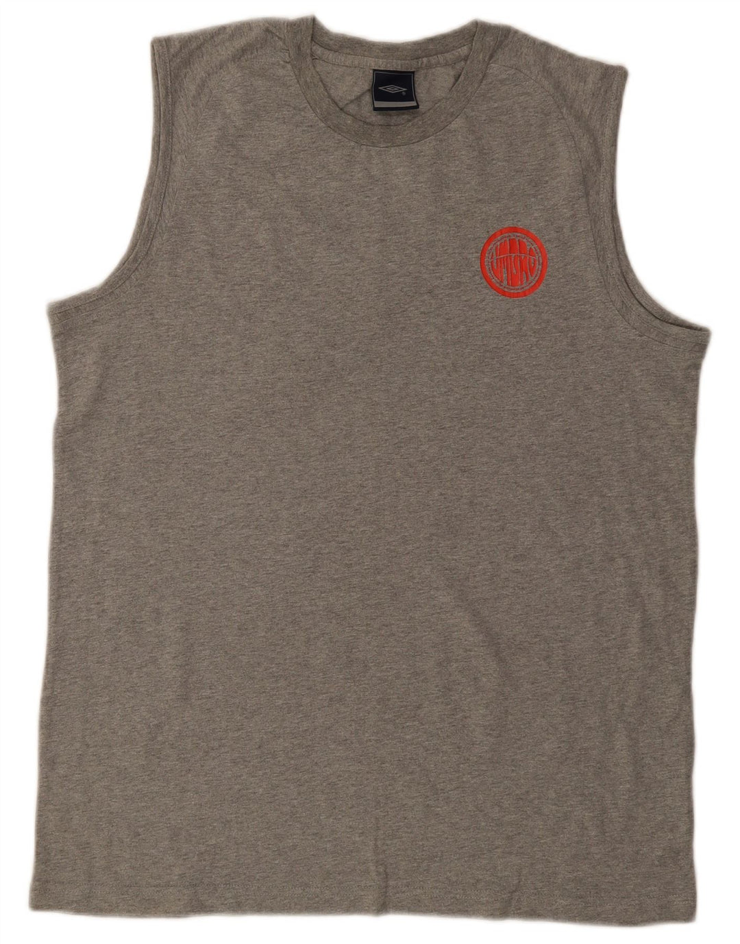 UMBRO Mens Graphic Vest Top XL Grey Cotton