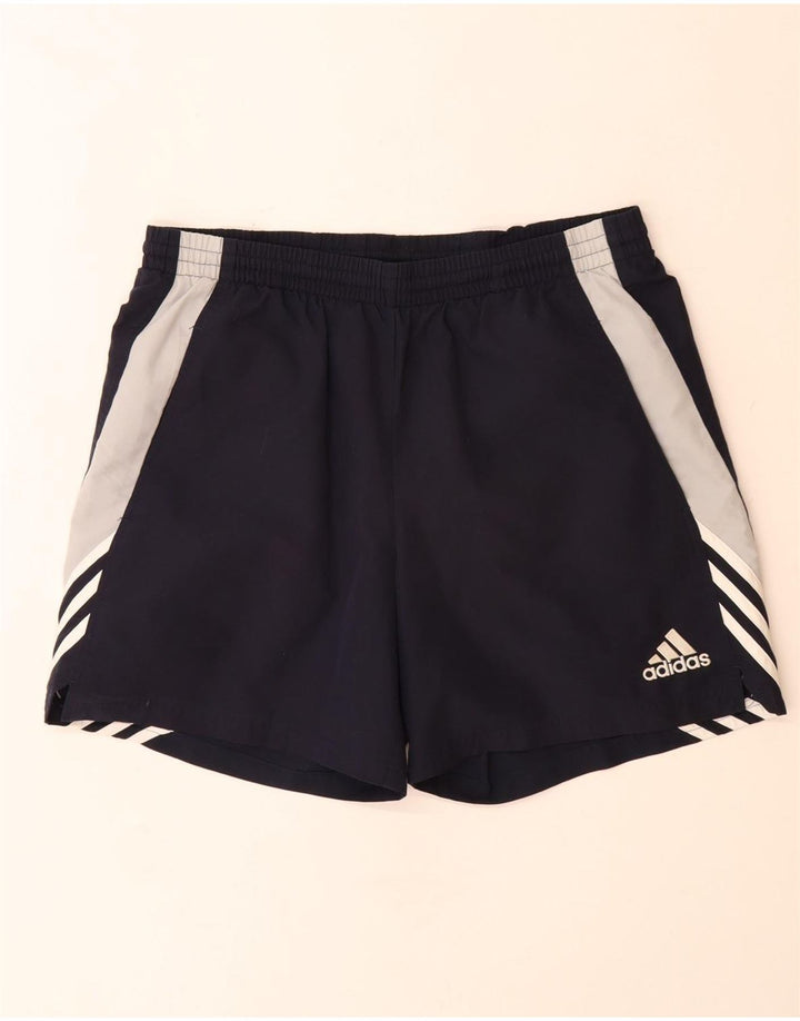 Adidas Mens Sport Shorts Large  Navy Blue Colourblock Polyester