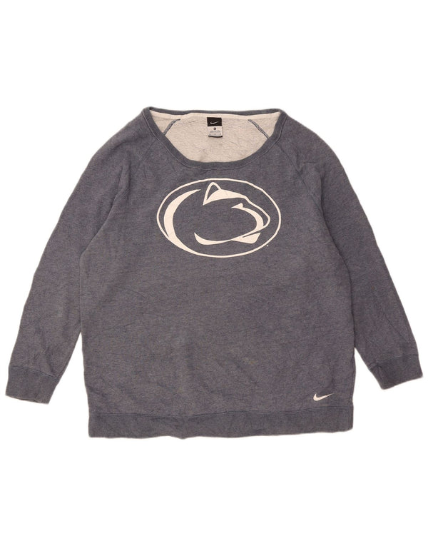 Nike Mens Graphic Sweatshirt Jumper XL Grey Cotton