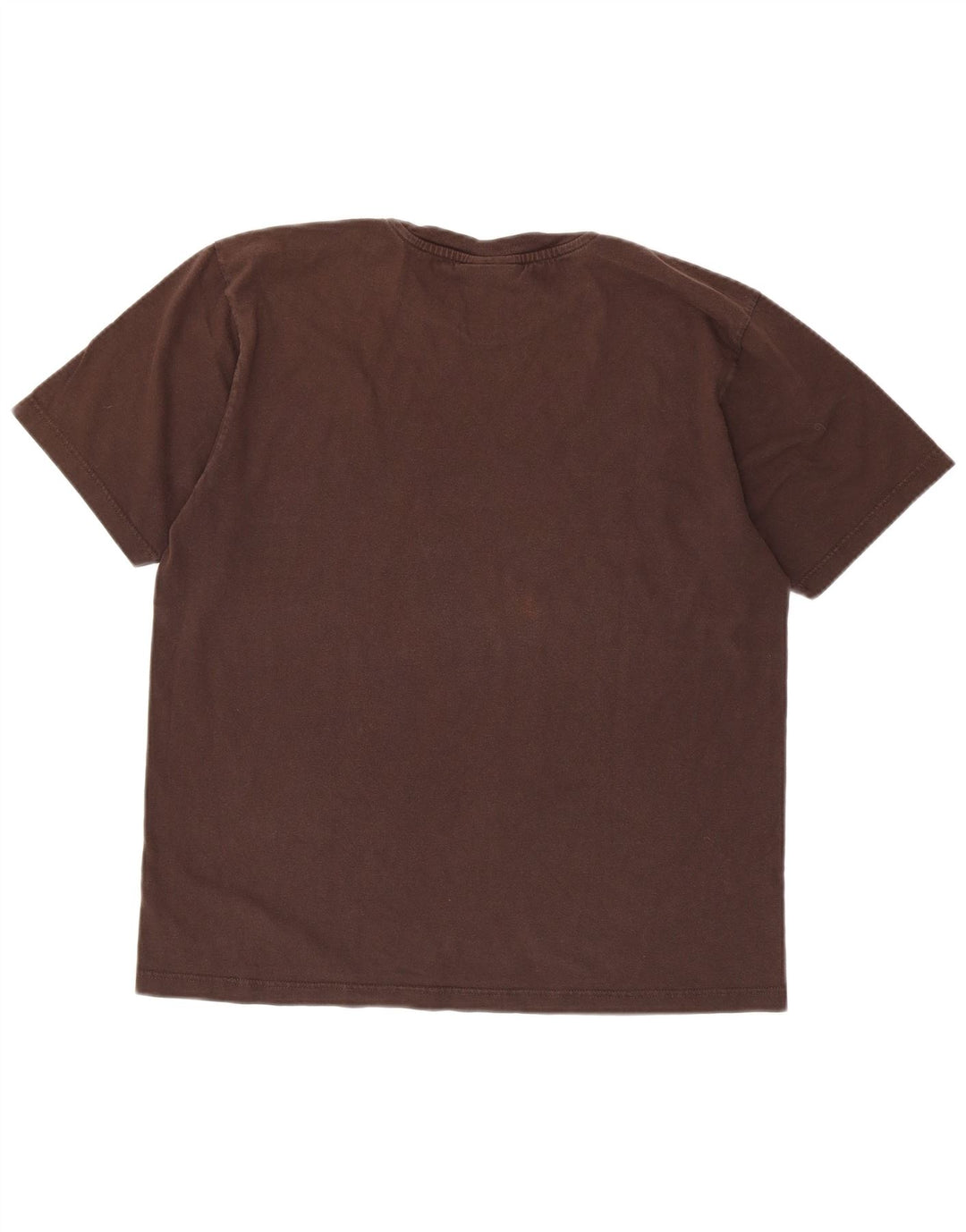 Champion Mens T-Shirt Top Large Brown