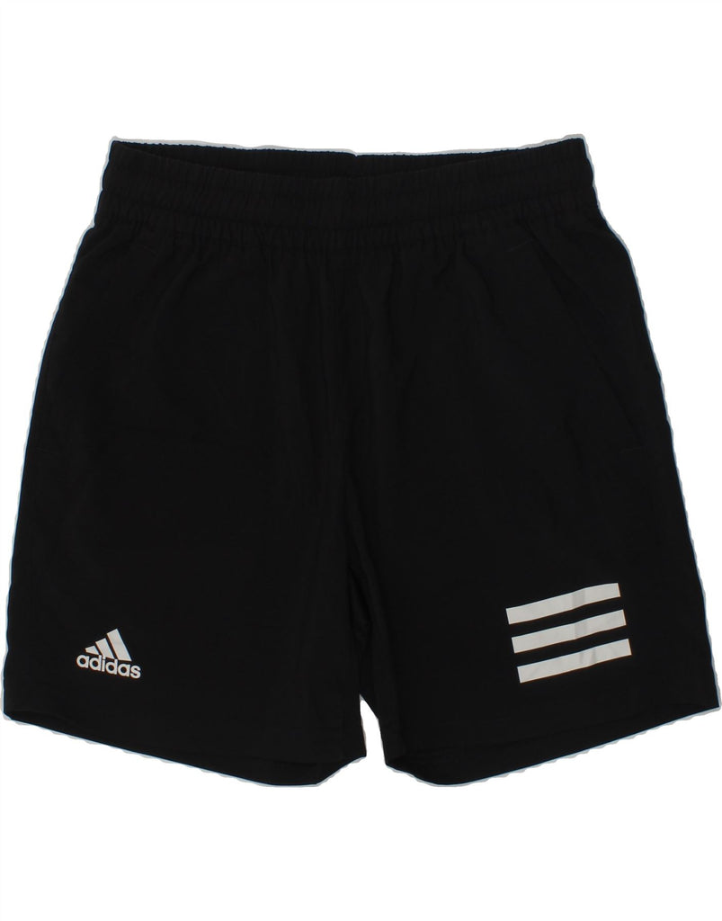 ADIDAS Boys Sport Shorts 11-12 Years Black Polyester | Vintage Adidas | Thrift | Second-Hand Adidas | Used Clothing | Messina Hembry 