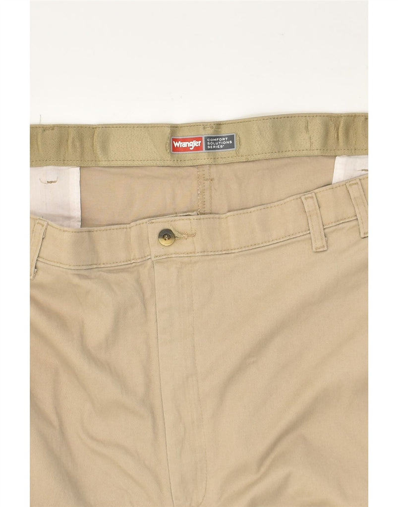 WRANGLER Mens Slim Casual Trousers W46 L25 Beige Cotton | Vintage Wrangler | Thrift | Second-Hand Wrangler | Used Clothing | Messina Hembry 