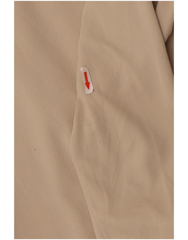 Lotto Womens Oversized Tracksuit Top Jacket UK 10 Small Beige