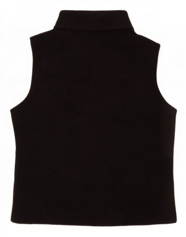 Marks & Spencer Womens Fleece Gilet UK 16 Large Black Polyester