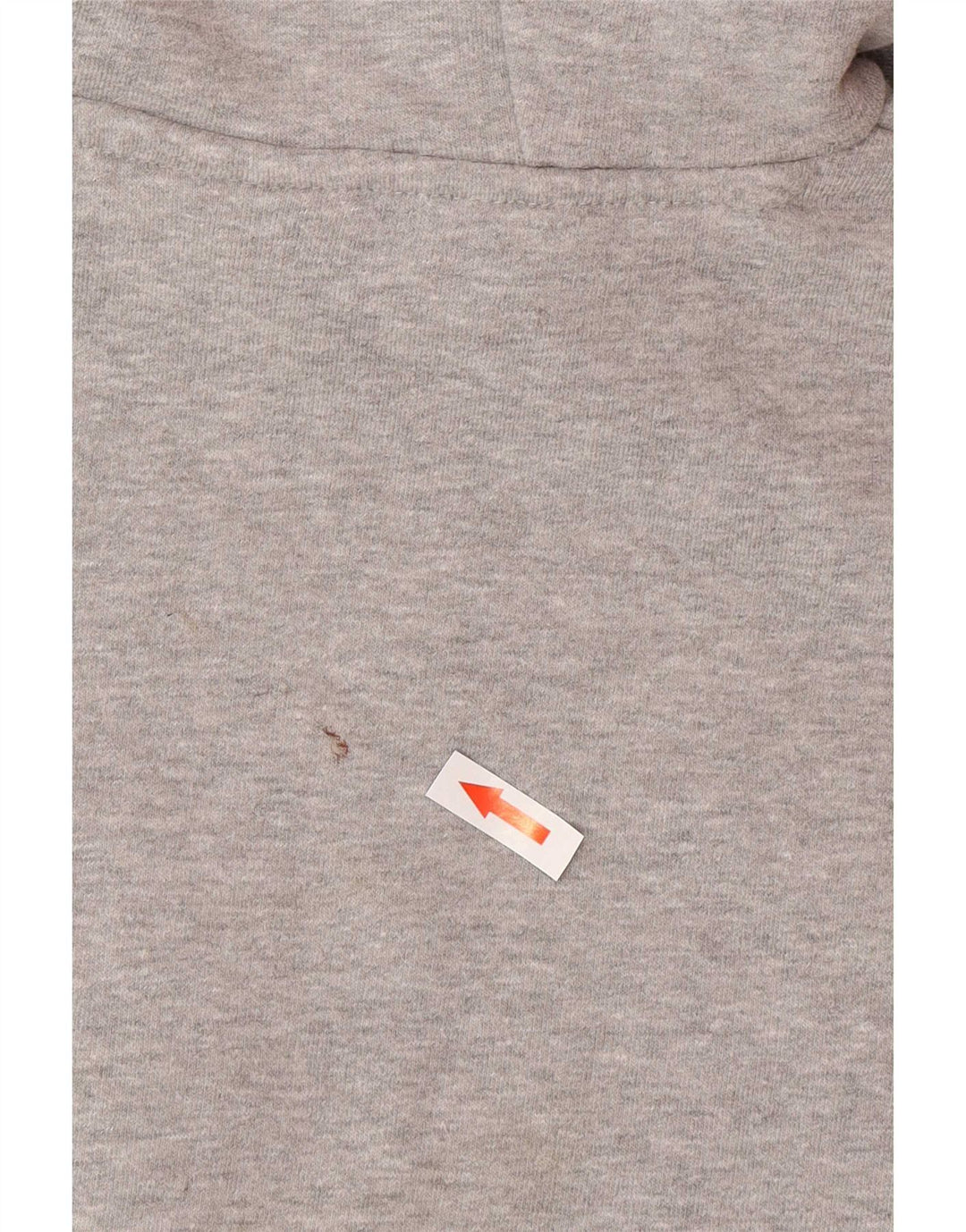 Ellesse Womens Crop Graphic Oversized Hoodie Jumper UK 12 Medium Grey