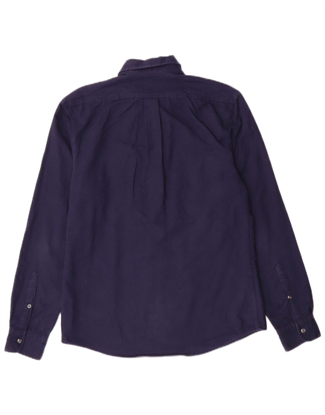Reiss Mens Shirt Small Navy Blue Cotton