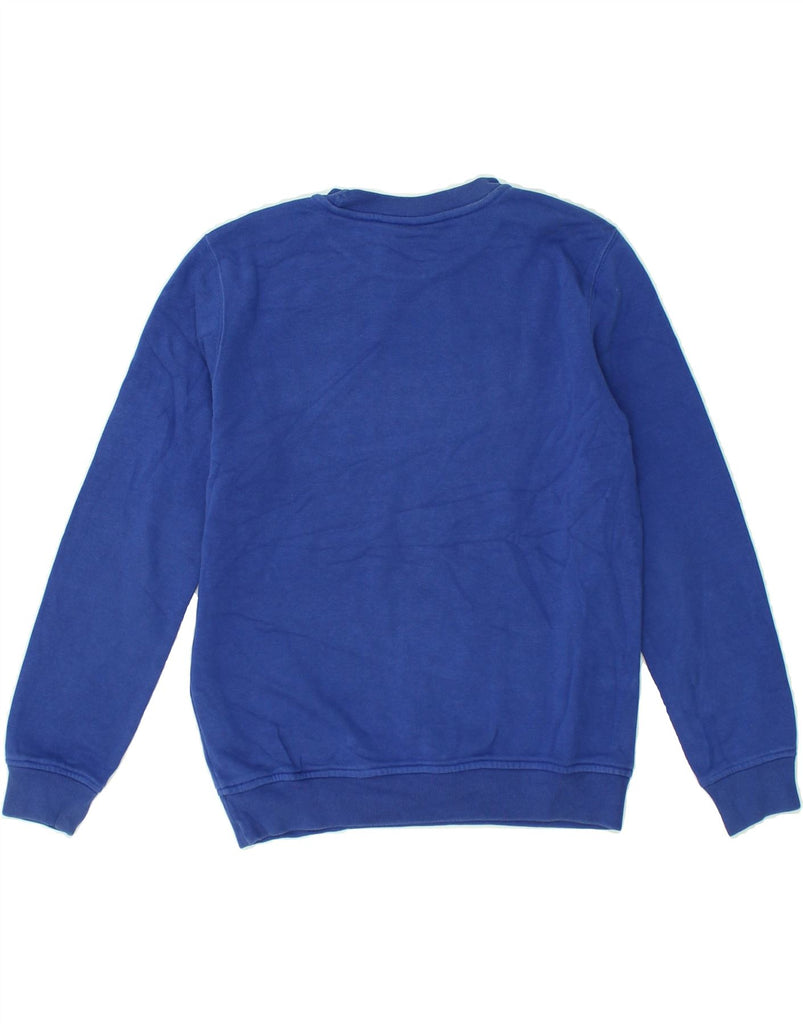 CHAMPION Boys Graphic Sweatshirt Jumper 9-10 Years Medium Blue Cotton | Vintage Champion | Thrift | Second-Hand Champion | Used Clothing | Messina Hembry 