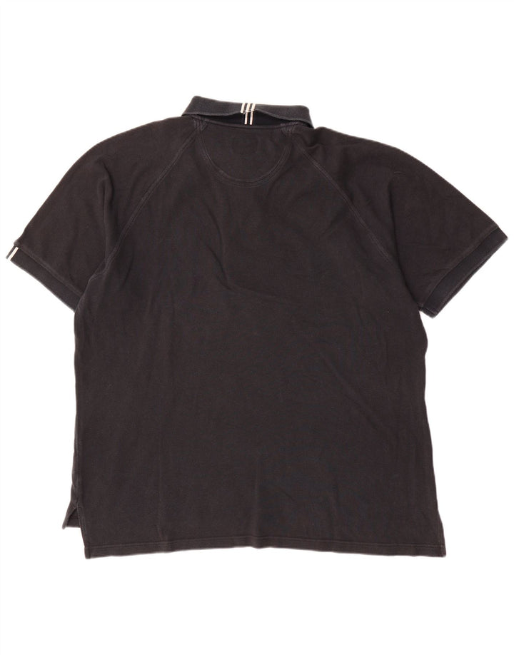 Adidas Mens Polo Shirt XL Black Cotton