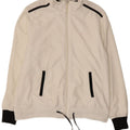 CHAMPION Womens Easy Fit Tracksuit Top Jacket UK 16 Large White Polyester
