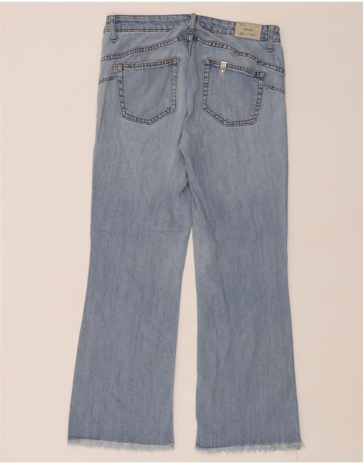Liu Jo Womens Bootcut Jeans W30 L26 Blue Cotton