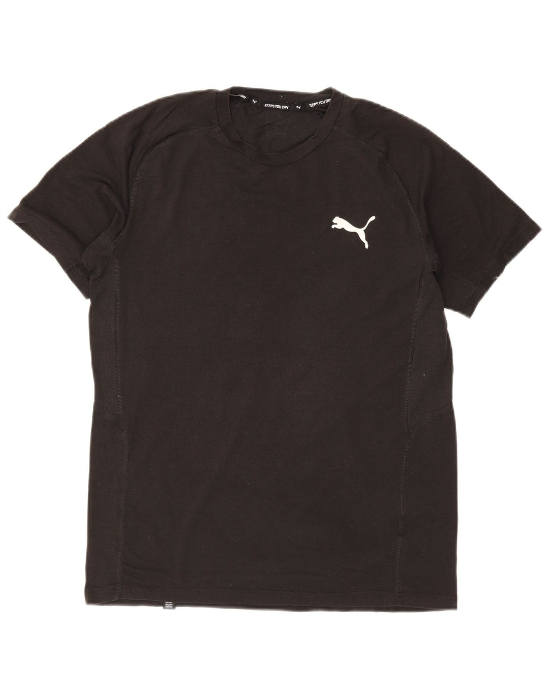 PUMA Mens T-Shirt Top Small Black