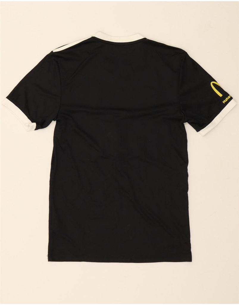 ADIDAS Mens Aeroready Graphic T-Shirt Top XS Black Polyester Vintage Adidas and Second-Hand Adidas from Messina Hembry 