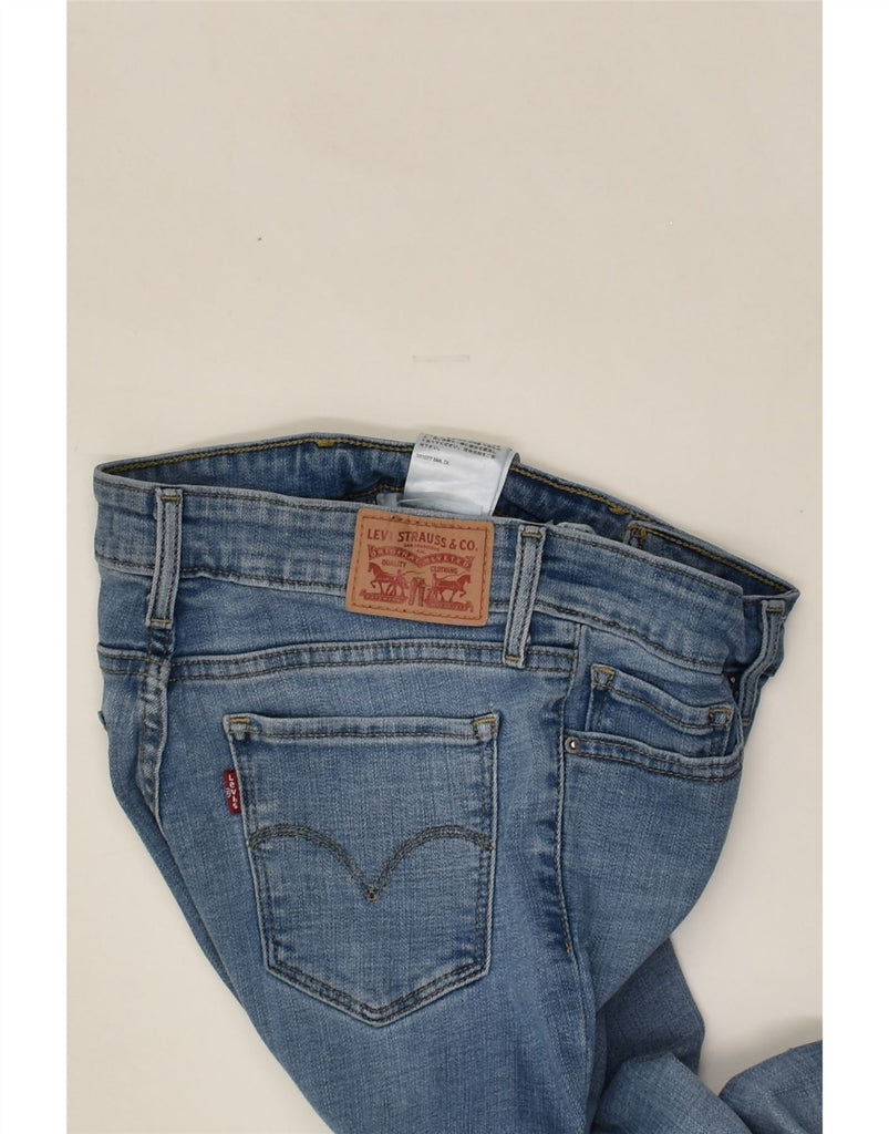 LEVI'S Womens 711 Skinny Jeans W27 L32 Blue Cotton | Vintage Levi's | Thrift | Second-Hand Levi's | Used Clothing | Messina Hembry 