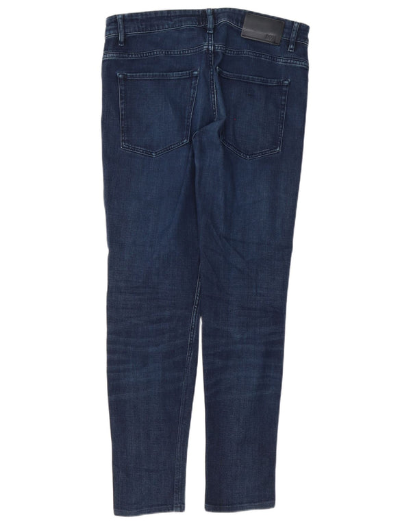 Hugo Boss Womens Stretch Skinny Jeans W30 L28 Blue Cotton