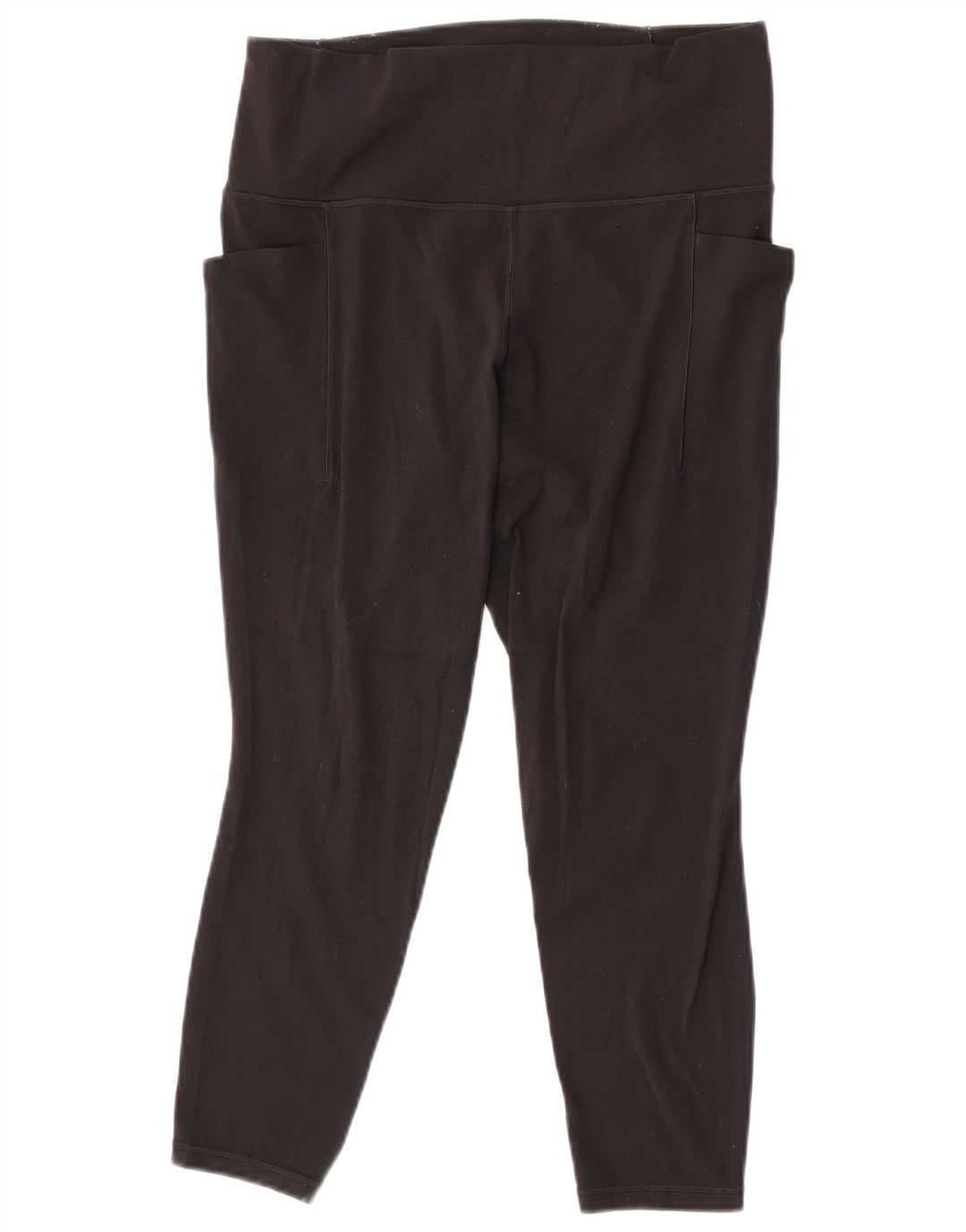 Athleta Womens Capri Leggings UK 16 Large  Black Nylon