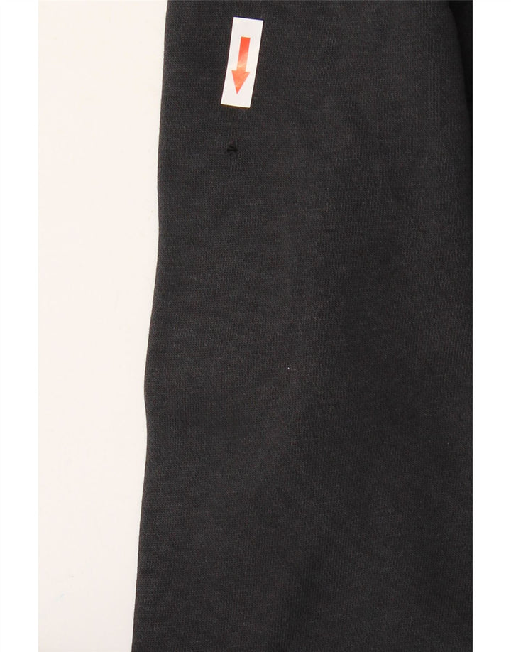 Nike Mens Graphic Hoodie Jumper Medium Black Cotton