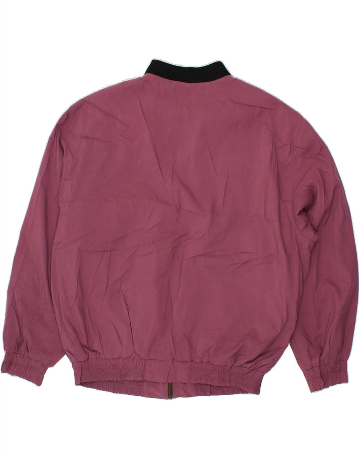 VINTAGE Mens Bomber Jacket UK 42 XL Purple Vintage Vintage and Second-Hand Vintage from Messina Hembry 