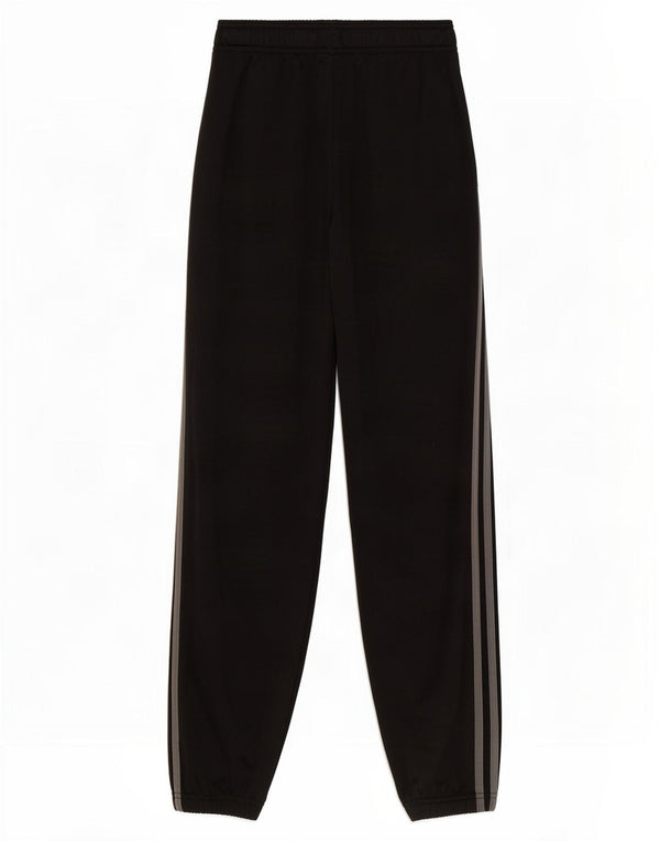 Adidas Boys Tracksuit Trousers Joggers 11-12 Years Black Polyester
