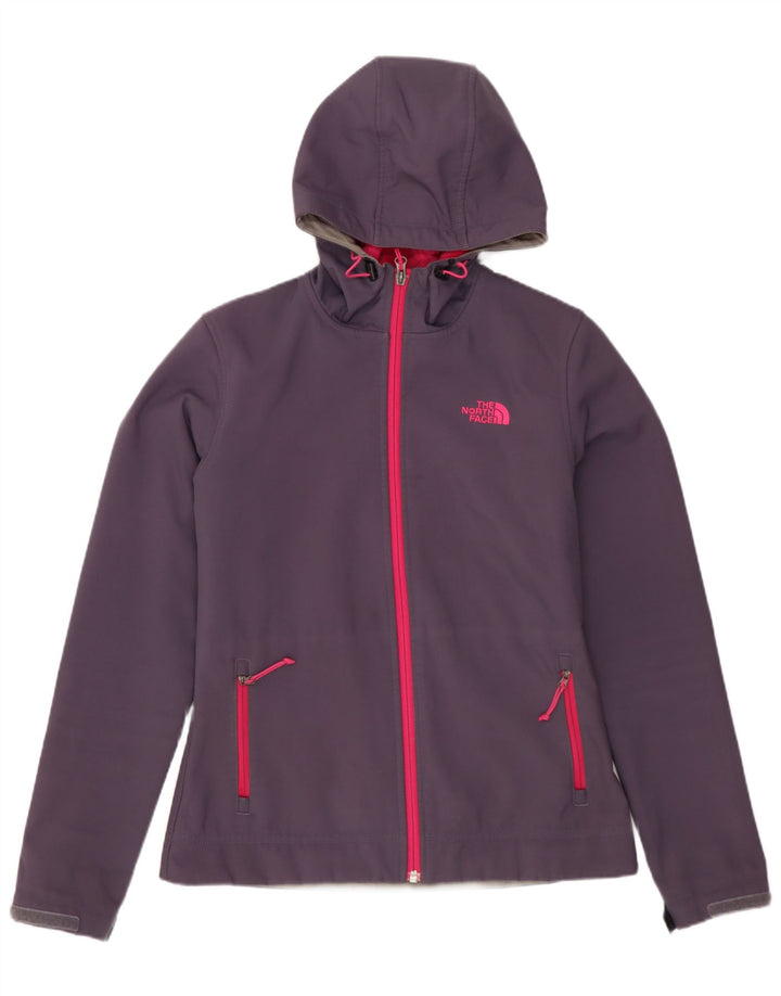 THE NORTH FACE Womens Hooded Windbreaker Jacket UK 10 Small Purple