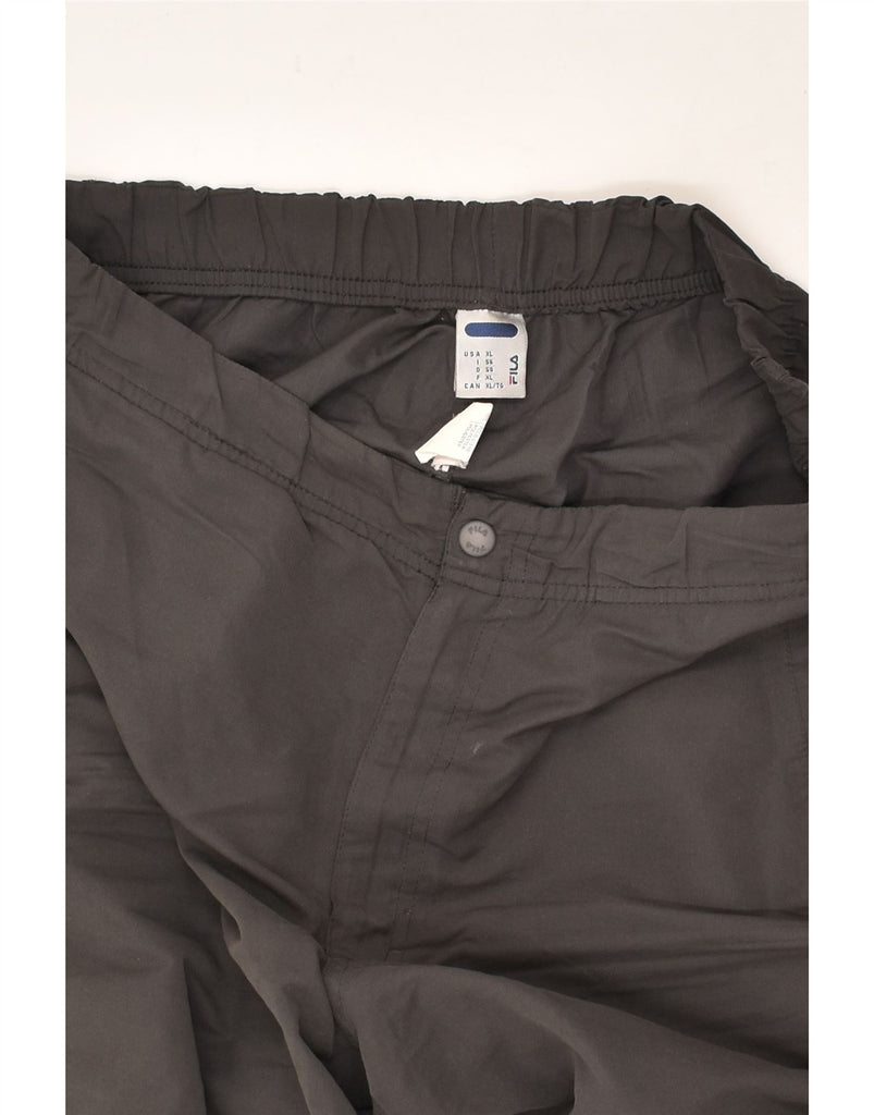 FILA Mens Capri Tracksuit Trousers IT 56 XL Grey Polyester | Vintage Fila | Thrift | Second-Hand Fila | Used Clothing | Messina Hembry 