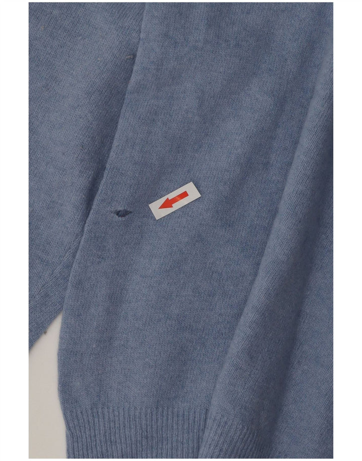 Kappa Mens Crew Neck Jumper Sweater XL Blue Wool